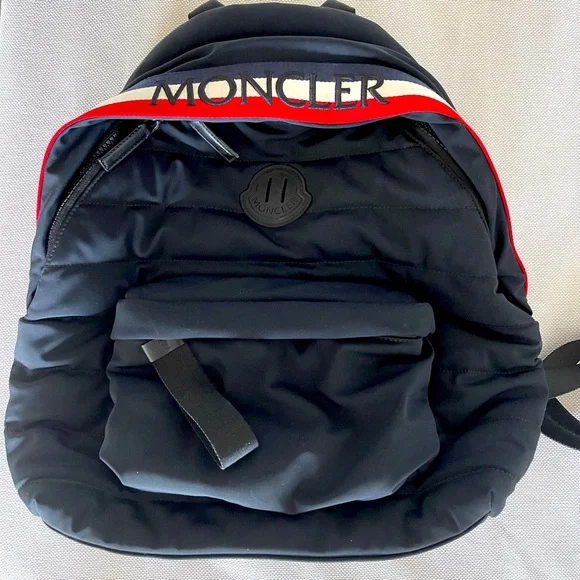 Moncler | Bags | Moncler Navy Backpack Unisex | Poshmark
